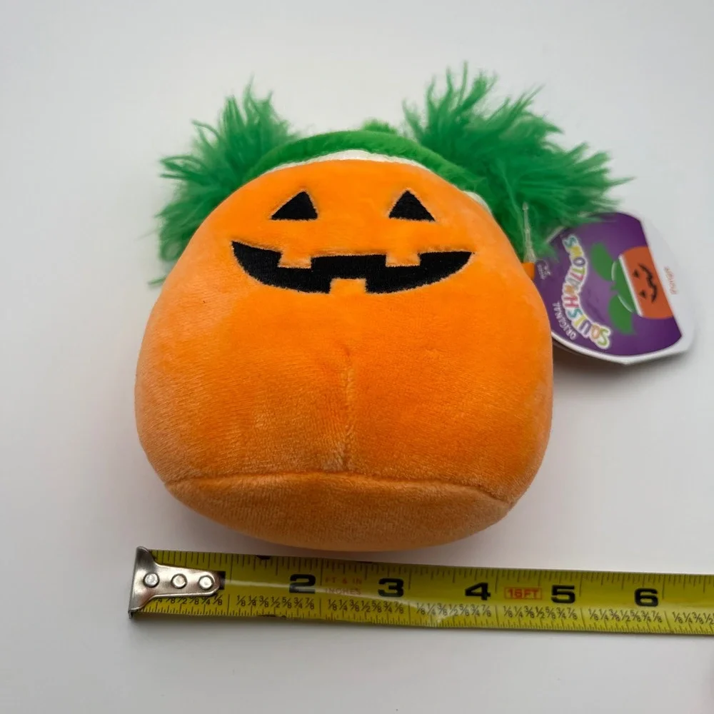 Kellytoy Squishmallows Paige Pumpkin Halloween‎ Plush Stuffed Toy 4.5 inches NWT